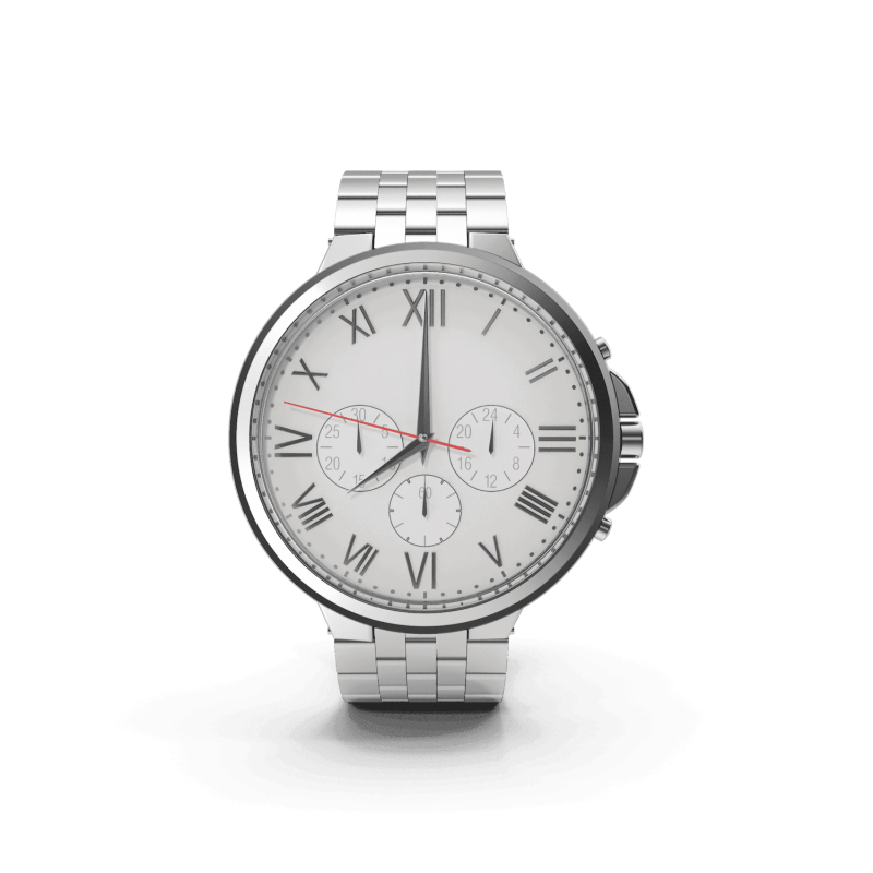 Men Silver Watch Men Silver Watch