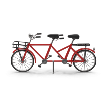 Red Tandem Bike